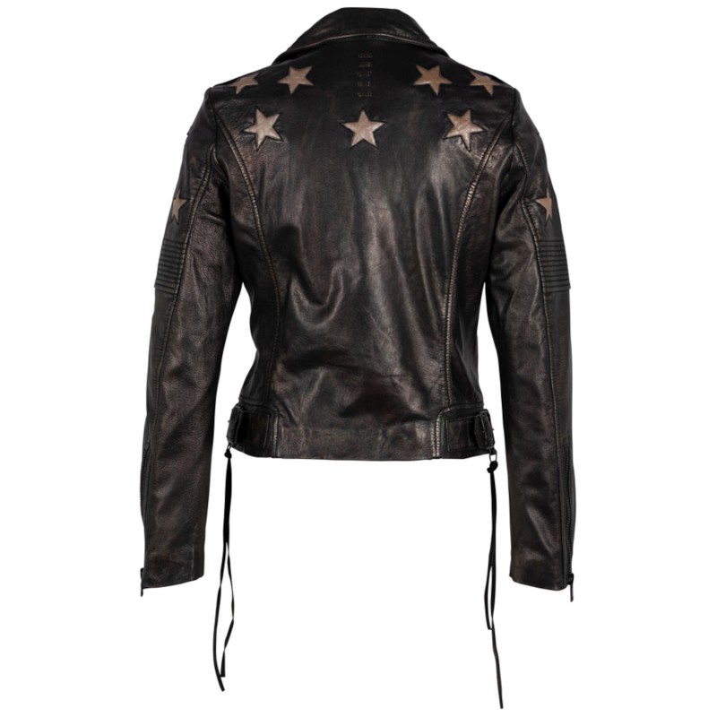 Geaca de Piele Dama Gipsy Negru/Argintiu G2WWona – IMBRACAMINTE Geaca de Piele Dama Gipsy Negru/Argintiu G2WWona – IMBRACAMINTE