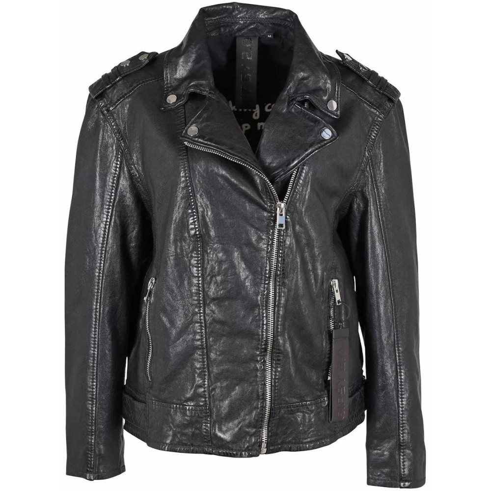 Geaca de Piele Dama Gipsy Neagra G2WYari OZ LAJORV Geaca de Piele Dama Gipsy Neagra G2WYari OZ LAJORV - readytowear.ro