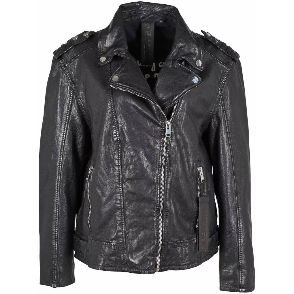 Geaca de Piele Dama Gipsy Neagra G2WYari OZ LAJORV – IMBRACAMINTE