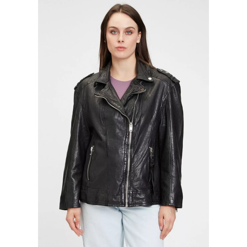 Geaca de Piele Dama Gipsy Neagra G2WYari OZ LAJORV Geaca de Piele Dama Gipsy Neagra G2WYari OZ LAJORV - readytowear.ro