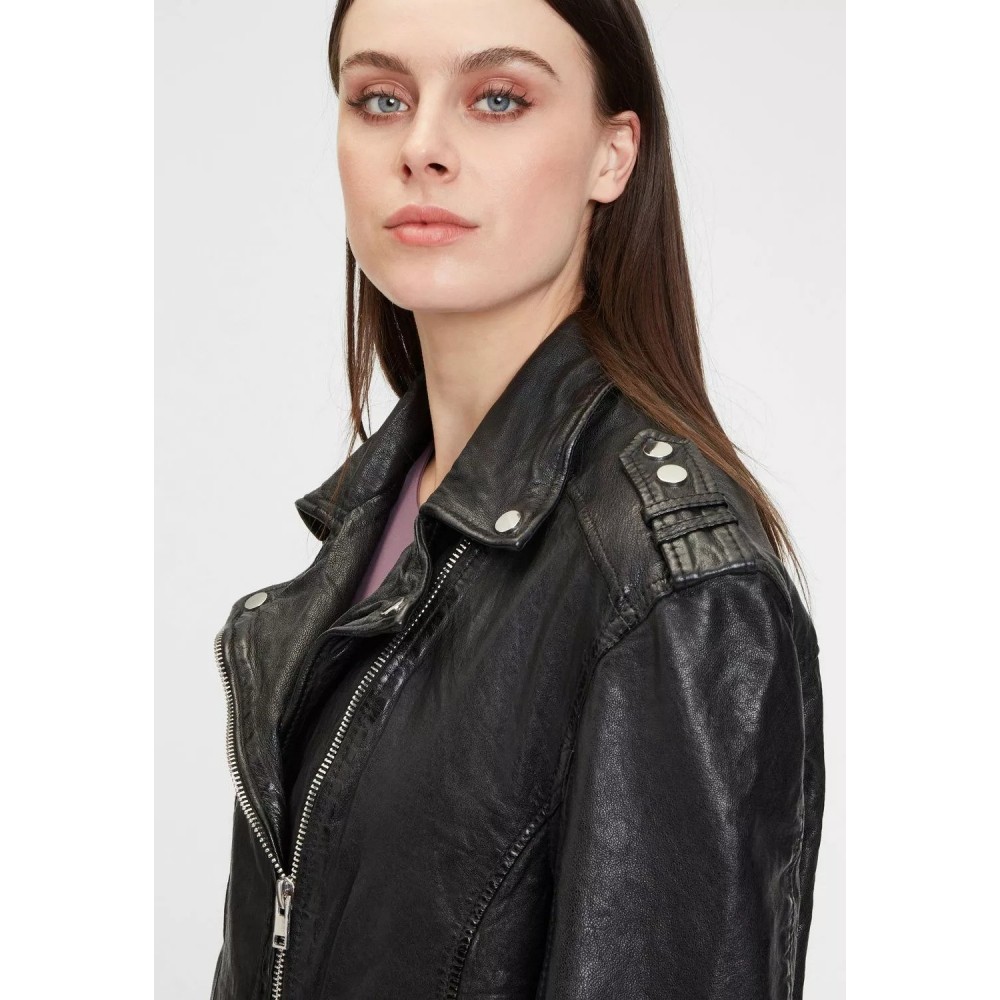 Geaca de Piele Dama Gipsy Neagra G2WYari OZ LAJORV Geaca de Piele Dama Gipsy Neagra G2WYari OZ LAJORV - readytowear.ro
