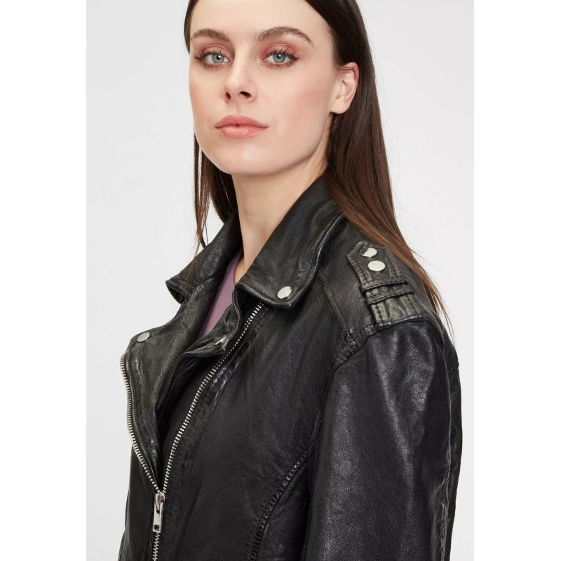 Geaca de Piele Dama Gipsy Neagra G2WYari OZ LAJORV – IMBRACAMINTE