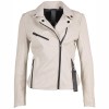 Geaca de Piele Dama Gipsy Alb Murdar G2WZane SF LAROXV Geaca de Piele Dama Gipsy Alb Murdar G2WZane SF LAROXV - readytowear