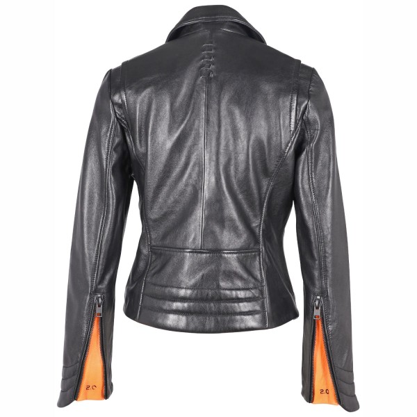 Geaca de Piele Dama Gipsy Neagra G2WZane SF LAROXV – IMBRACAMINTE — fotografia 2