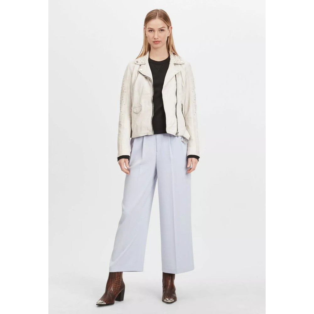 Geaca de Piele Dama Gipsy Alba G2WZarlia SF LASARV geci de piele - readytowear.ro