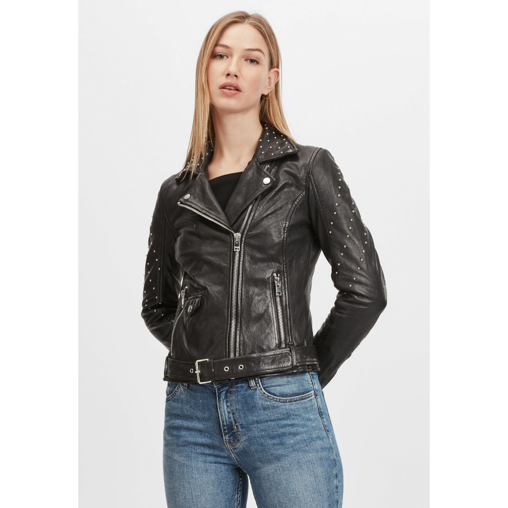 Geaca de Piele Dama Gipsy Neagra G2WZarlia SF LASARV geci de piele - readytowear.ro
