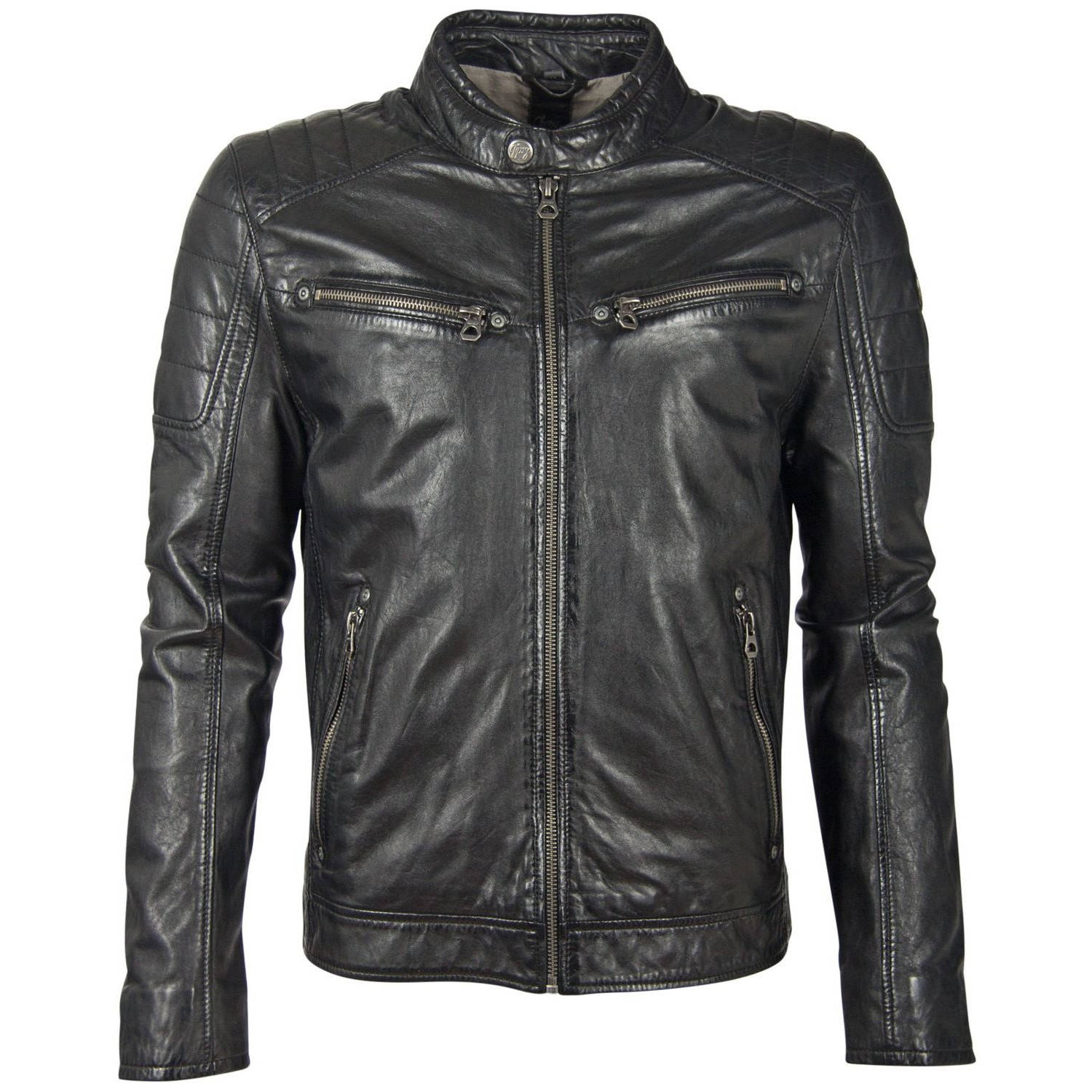 Geaca de Piele Barbati Gipsy Neagra GBDerry – IMBRACAMINTE Geaca de Piele Barbati Gipsy Neagra GBDerry – IMBRACAMINTE