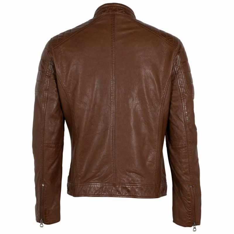Geaca de Piele Barbati Gipsy Coniac GBDerry BIO – IMBRACAMINTE Geaca de Piele Barbati Gipsy Coniac GBDerry BIO – IMBRACAMINTE