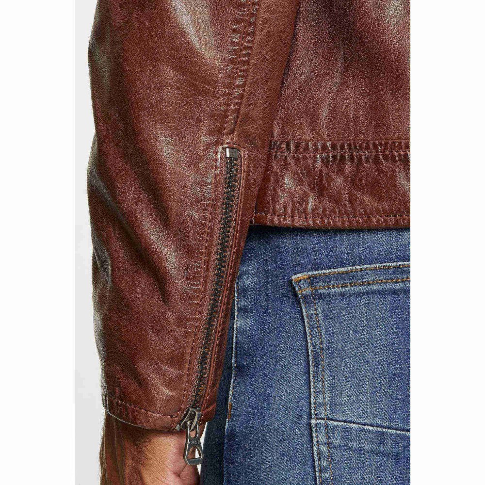 Geaca de Piele Barbati Gipsy Coniac GBDerry BIO Geaca de Piele Barbati Gipsy Coniac GBDerry BIO - readytowear.ro