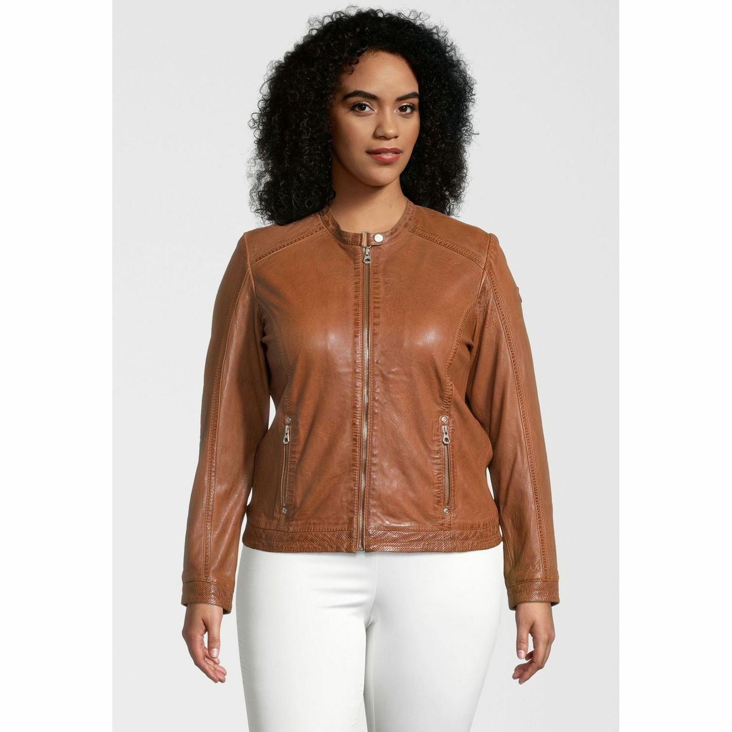 Geaca de Piele Dama Gipsy Coniac GGJayla CF LAMAXV – IMBRACAMINTE Geaca de Piele Dama Gipsy Coniac GGJayla CF LAMAXV – IMBRACAMINTE