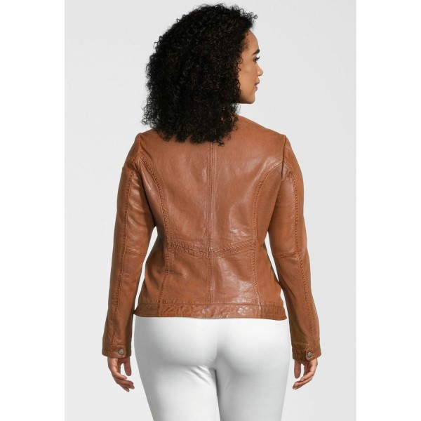 Geaca de Piele Dama Gipsy Coniac GGJayla CF LAMAXV – IMBRACAMINTE — fotografia 6