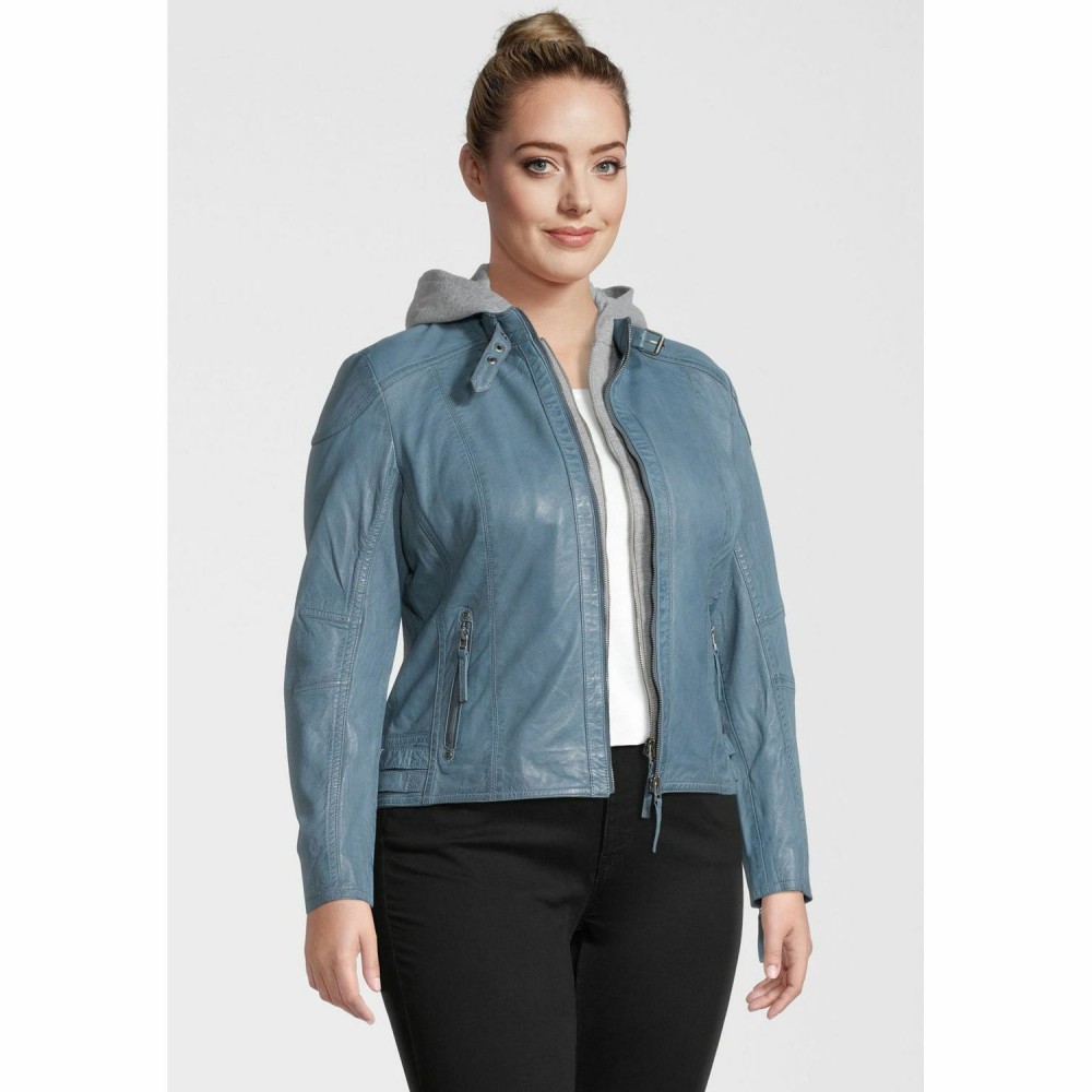 Geaca de Piele Dama Gipsy Albastru Deschis GGKeyla CF LVW Geaca de Piele Dama Gipsy Albastru Deschis GGKeyla CF LVW - readytowear.ro