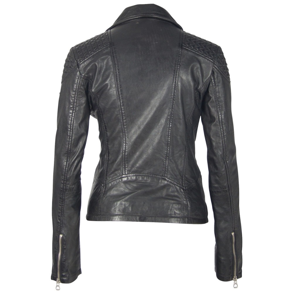 Geaca de Piele Dama Gipsy Neagra GGKinah LATEV Geaca de Piele Dama Gipsy Neagra GGKinah LATEV - readytowear.ro