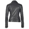 Geaca de Piele Dama Gipsy Neagra GGKinah LATEV - readytowear.ro