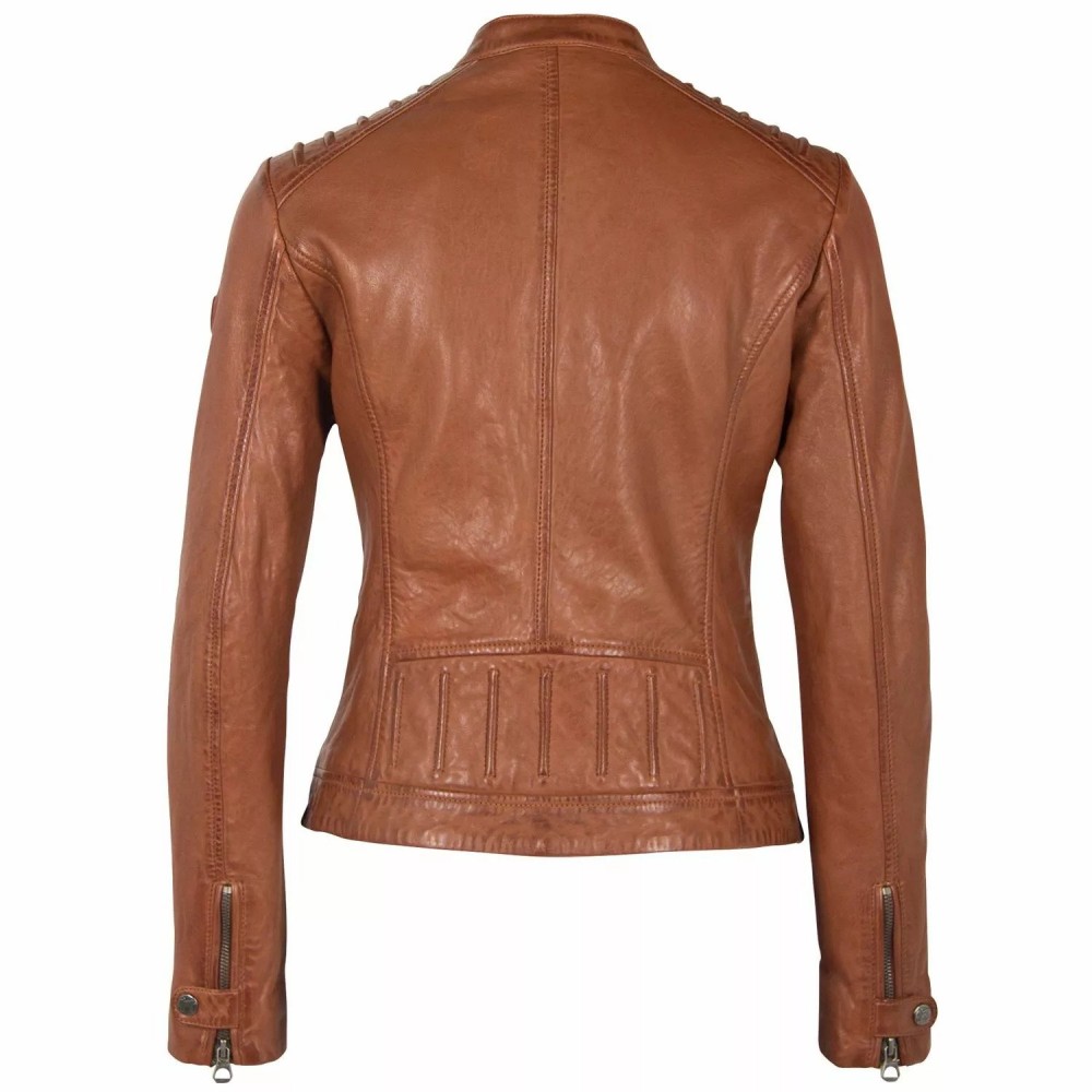 Geaca de Piele Dama Gipsy Coniac GGSalla NZLV Geaca de Piele Dama Gipsy Coniac GGSalla NZLV - readytowear.ro