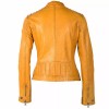 Geaca de Piele Dama Gipsy Galbena GGSalla NZLV Geaca de Piele Dama Gipsy Galbena GGSalla NZLV - readytowear.ro