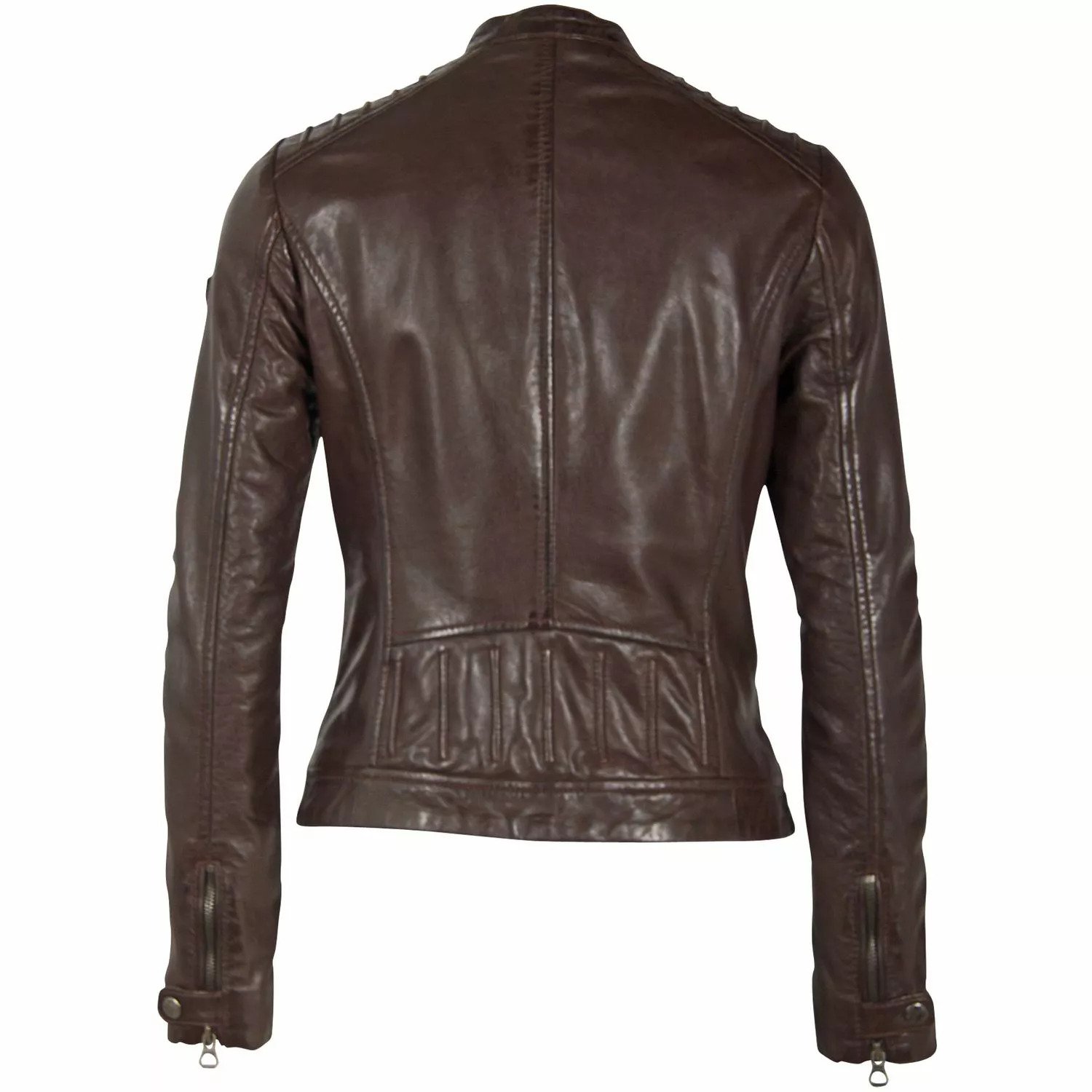 Geaca de Piele Dama Gipsy Maro Inchis GGSalla NZLV – IMBRACAMINTE