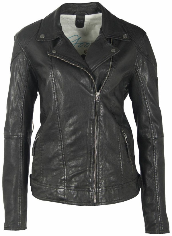 Geaca de Piele Dama Gipsy Neagra GGShakee CF LAMAXV – IMBRACAMINTE — fotografia 1