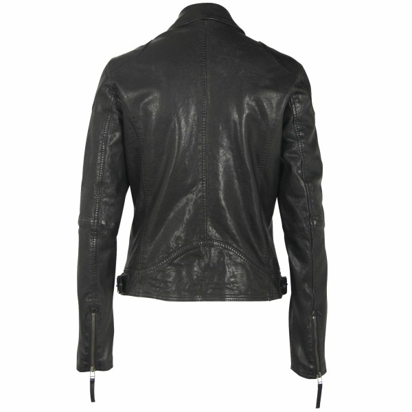 Geaca de Piele Dama Gipsy Neagra GGShakee CF LAMAXV – IMBRACAMINTE — fotografia 2