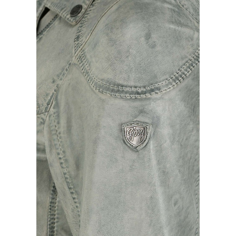 Geaca de Piele Dama Gipsy Verde Deschis GGShakee CF LAMAXV Geaca de Piele Dama Gipsy Verde Deschis GGShakee CF LAMAXV - readytowear.ro