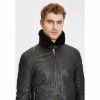 Geaca de Iarna din Piele Barbati Gipsy Neagra GMAblo – Black Friday
