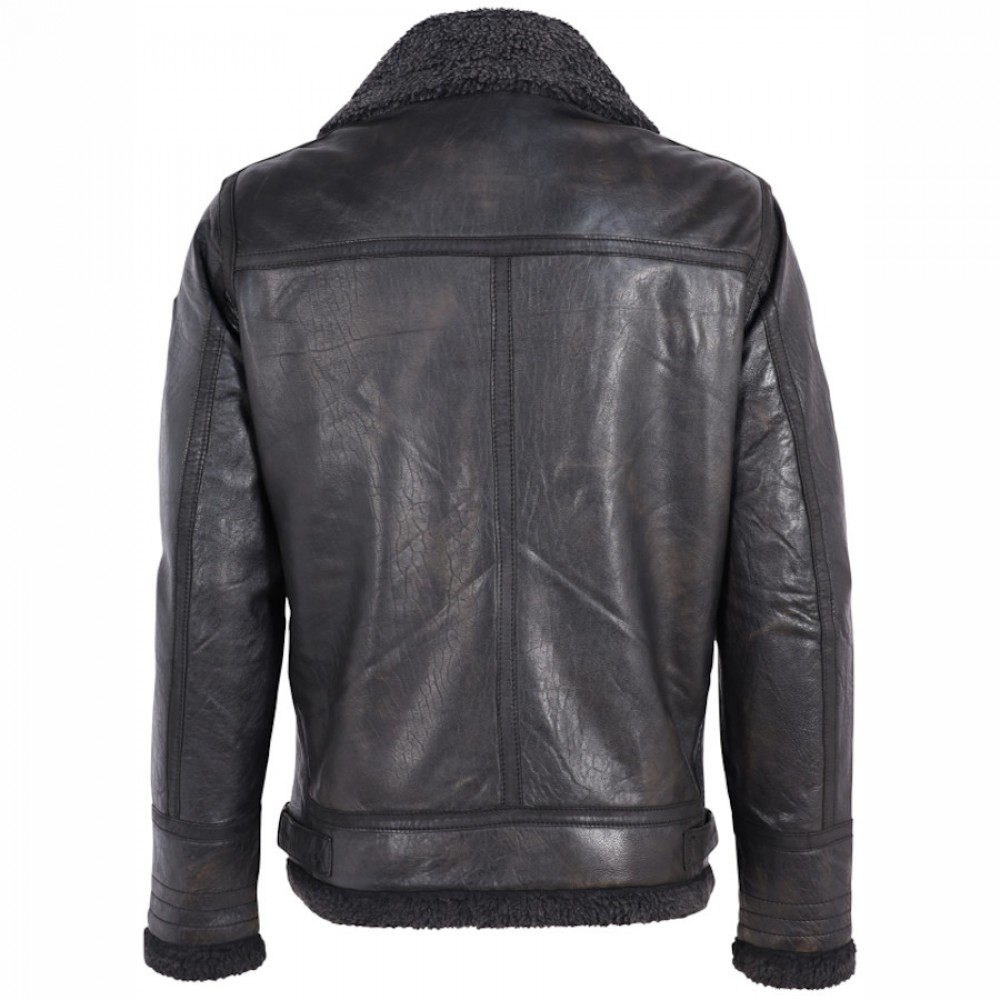 Cojoc de Piele Barbati Gipsy Antracit Inchis GMAirforce NSLAV W Cojoc de Piele Barbati Gipsy Antracit Inchis GMAirforce NSLAV W - readytowear.ro