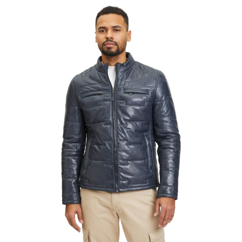 Geaca de Piele Barbati Gipsy Bleumarin/Negru GMAplin LACEV W – IMBRACAMINTE Geaca de Piele Barbati Gipsy Bleumarin/Negru GMAplin LACEV W – IMBRACAMINTE