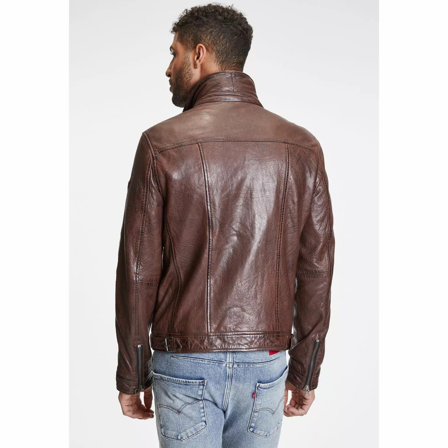 Geaca de Piele Barbati Gipsy Maro GMBain – IMBRACAMINTE