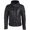 Geaca de Piele Barbati Gipsy Negru Antic GMBako - readytowear
