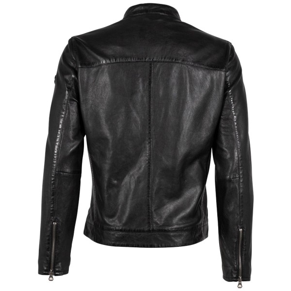 Geaca de Piele Barbati Gipsy Neagra GMBaltimore