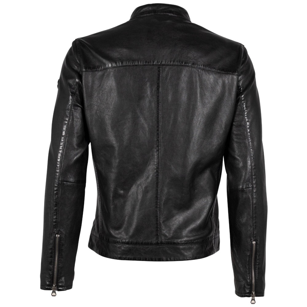 Geaca de Piele Barbati Gipsy Neagra GMBaltimore