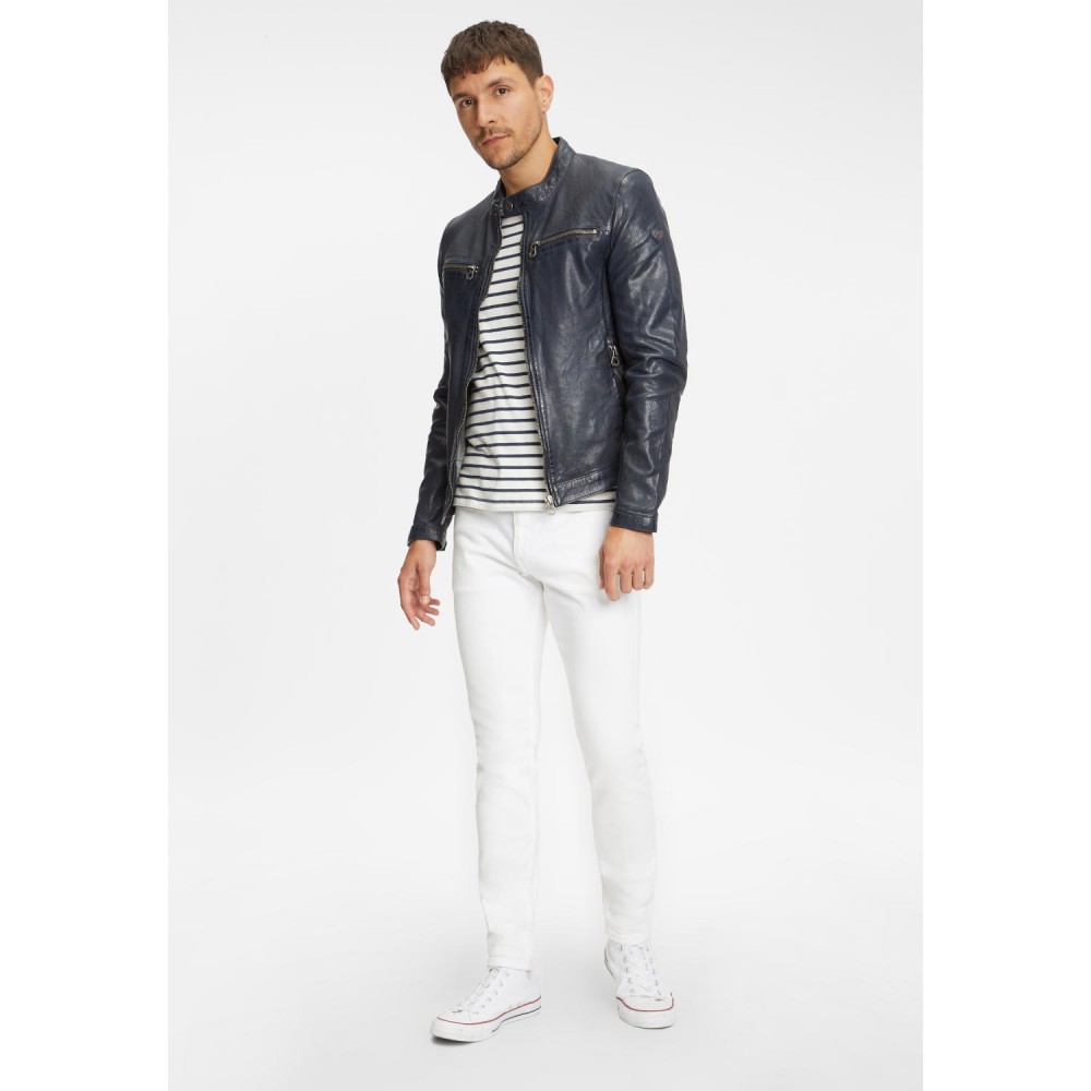 Geaca de Piele Barbati Gipsy Bleumarin GMBalton SF LASOV Geaca de Piele Barbati Gipsy Bleumarin GMBalton SF LASOV - readytowear.ro