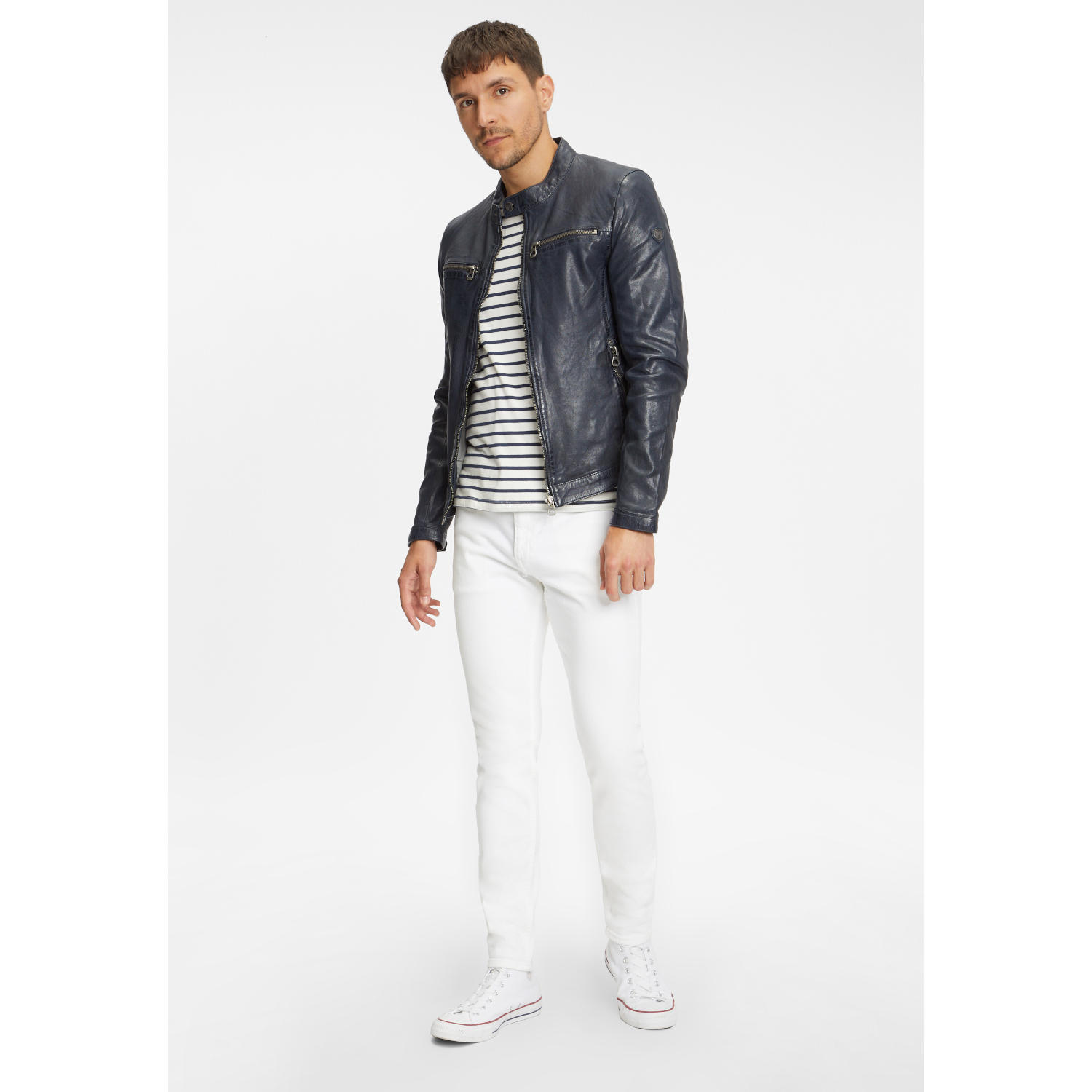 Geaca de Piele Barbati Gipsy Bleumarin GMBalton SF LASOV – IMBRACAMINTE Geaca de Piele Barbati Gipsy Bleumarin GMBalton SF LASOV – IMBRACAMINTE