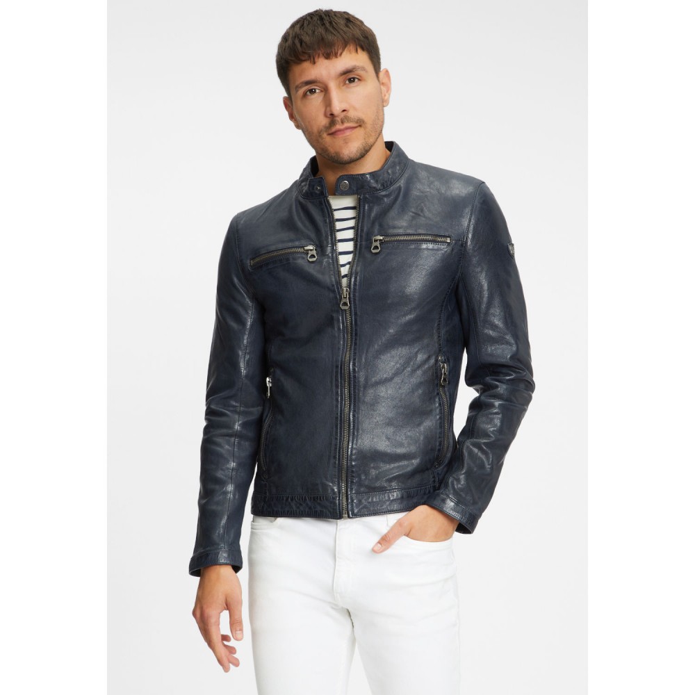 Geaca de Piele Barbati Gipsy Bleumarin GMBalton SF LASOV Geaca de Piele Barbati Gipsy Bleumarin GMBalton SF LASOV - readytowear.ro