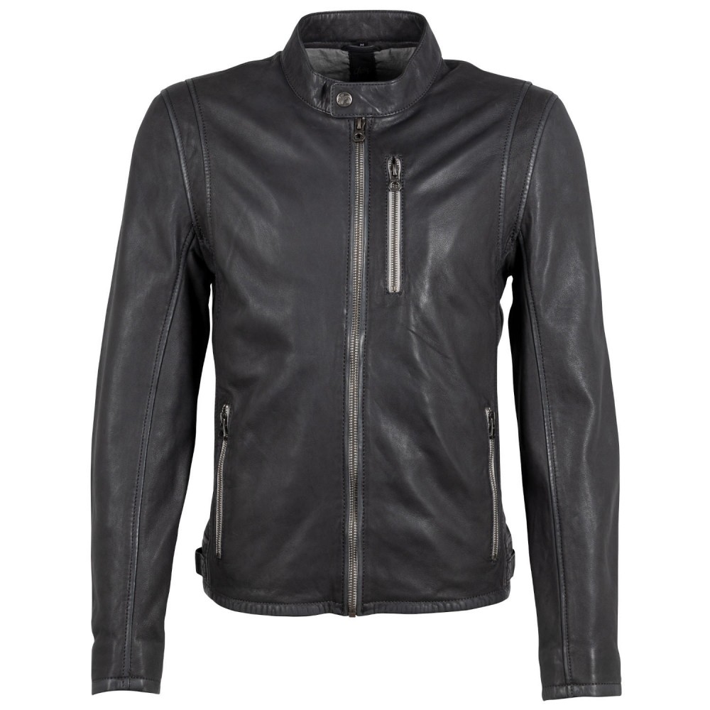 Geaca de Piele Barbati Gipsy Bleumarin GMBanyo Geaca de Piele Barbati Gipsy Bleumarin GMBanyo - readytowear.ro