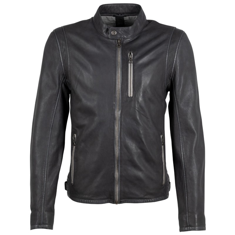 Geaca de Piele Barbati Gipsy Bleumarin GMBanyo – IMBRACAMINTE