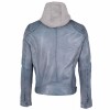 Geaca de Piele Barbati Gipsy Albastru Deschis GMBarlo LONTV geci de piele - readytowear.ro