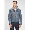 Geaca de Piele Barbati Gipsy Albastru Deschis GMBarlo LONTV geci de piele - readytowear.ro