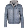 Geaca de Piele Barbati Gipsy Albastru Deschis GMBarlo LONTV Geaca de Piele Barbati Gipsy Albastru Deschis GMBarlo LONTV - readytowear