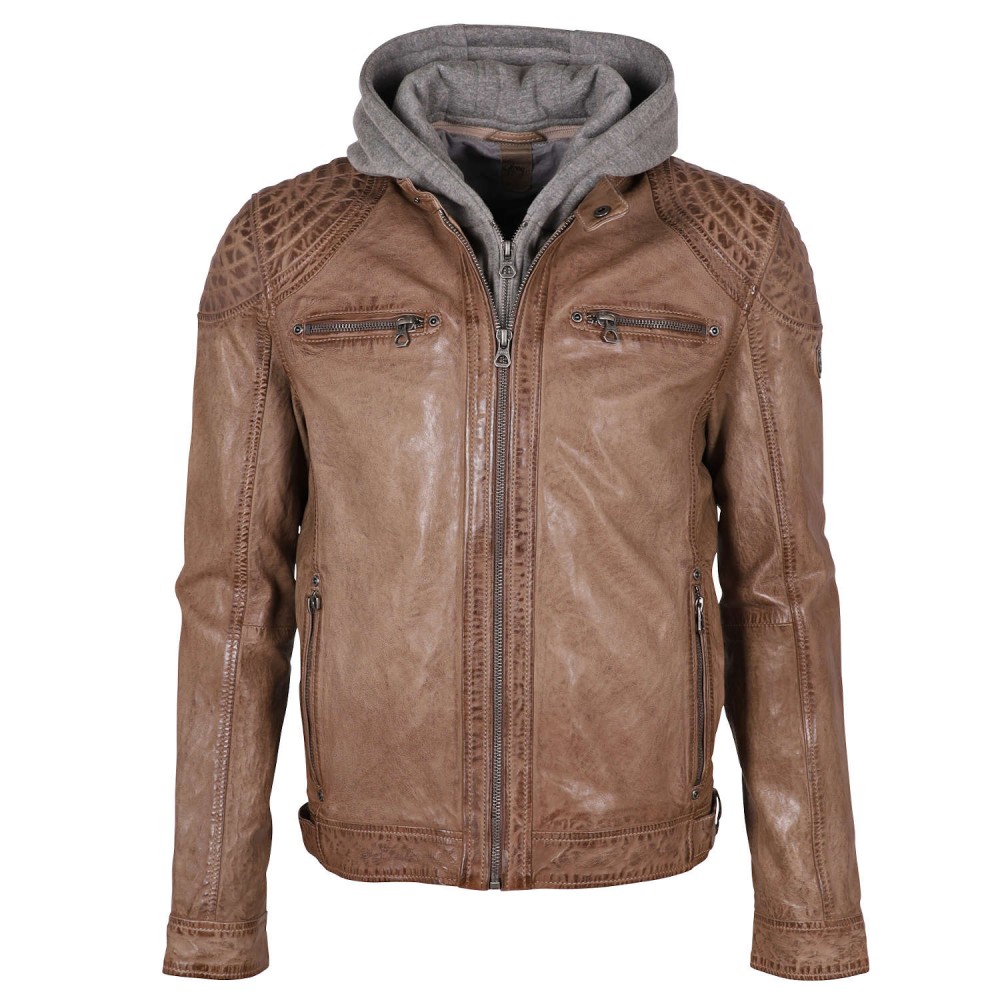 Geaca de Piele Barbati Gipsy Maro Deschis GMBarlo LONTV Geaca de Piele Barbati Gipsy Maro Deschis GMBarlo LONTV - readytowear.ro