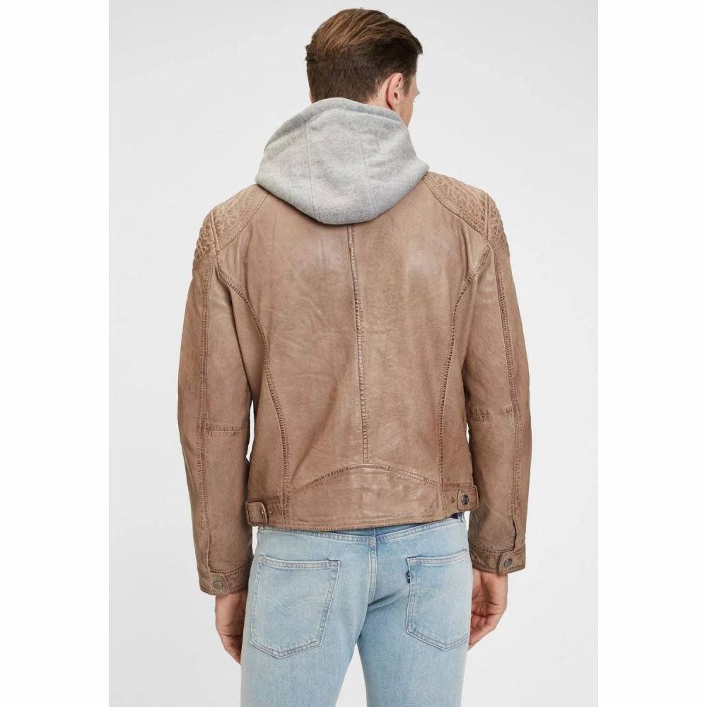Geaca de Piele Barbati Gipsy Maro Deschis GMBarlo LONTV Geaca de Piele Barbati Gipsy Maro Deschis GMBarlo LONTV - readytowear.ro