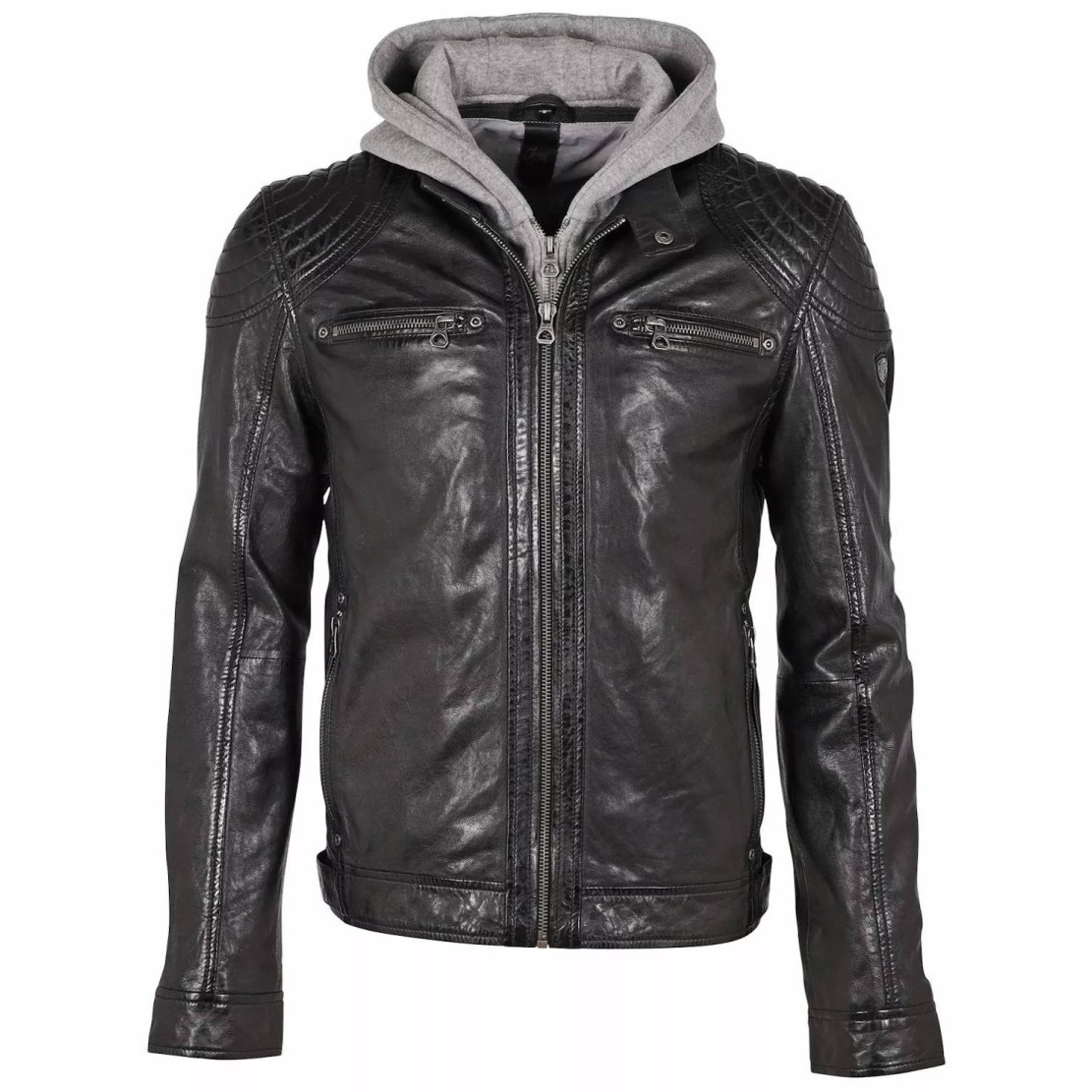 Geaca de Piele Barbati Gipsy Neagra GMBarlo – Black Friday Geaca de Piele Barbati Gipsy Neagra GMBarlo – Black Friday