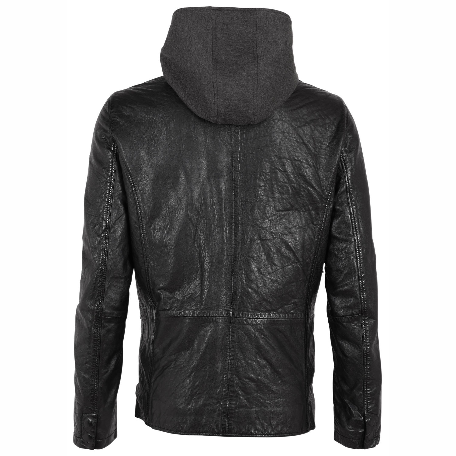 Geaca de Piele Barbati Gipsy Neagra GMBasie – IMBRACAMINTE