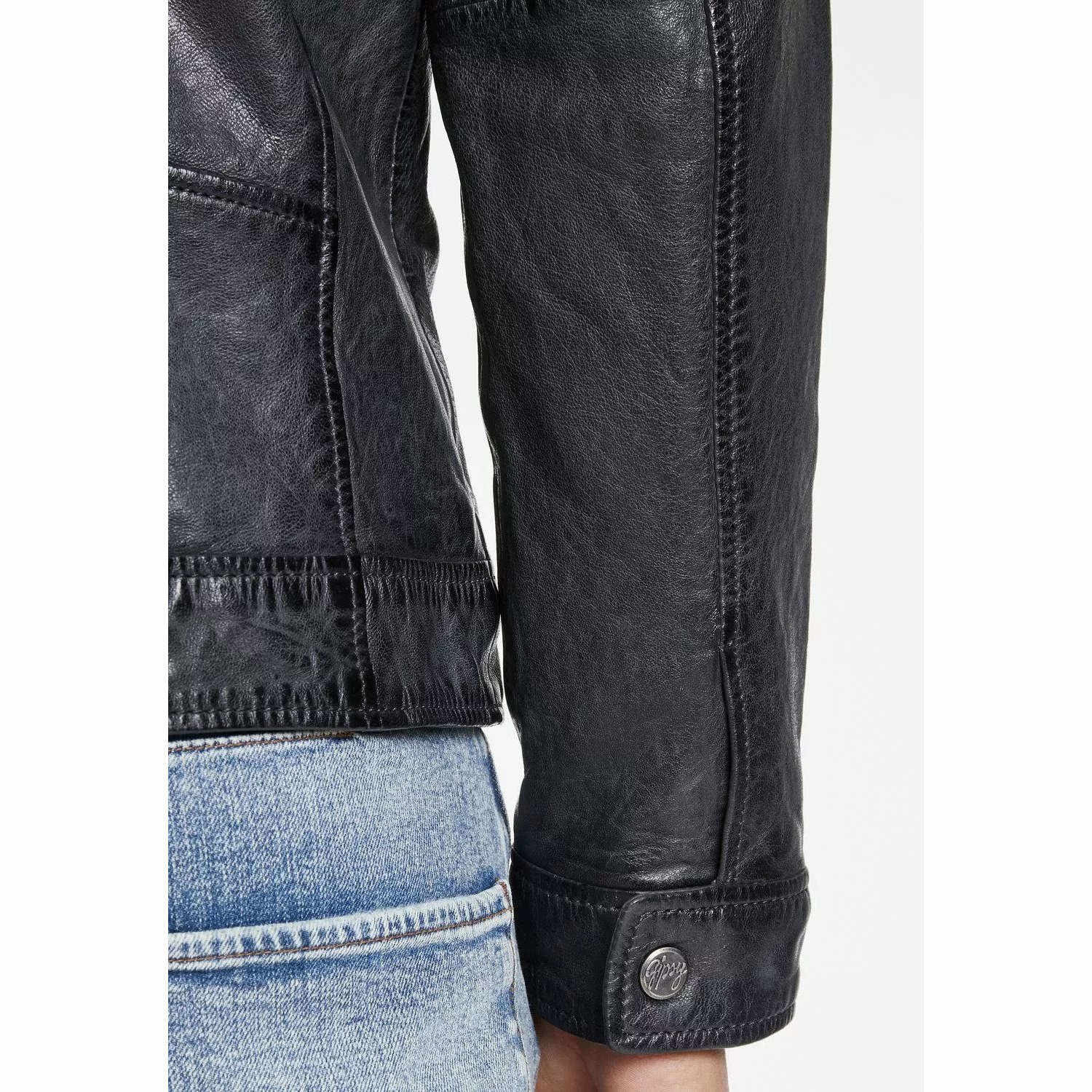 Geaca de Piele Barbati Gipsy Antracit GMBatar – IMBRACAMINTE Geaca de Piele Barbati Gipsy Antracit GMBatar – IMBRACAMINTE