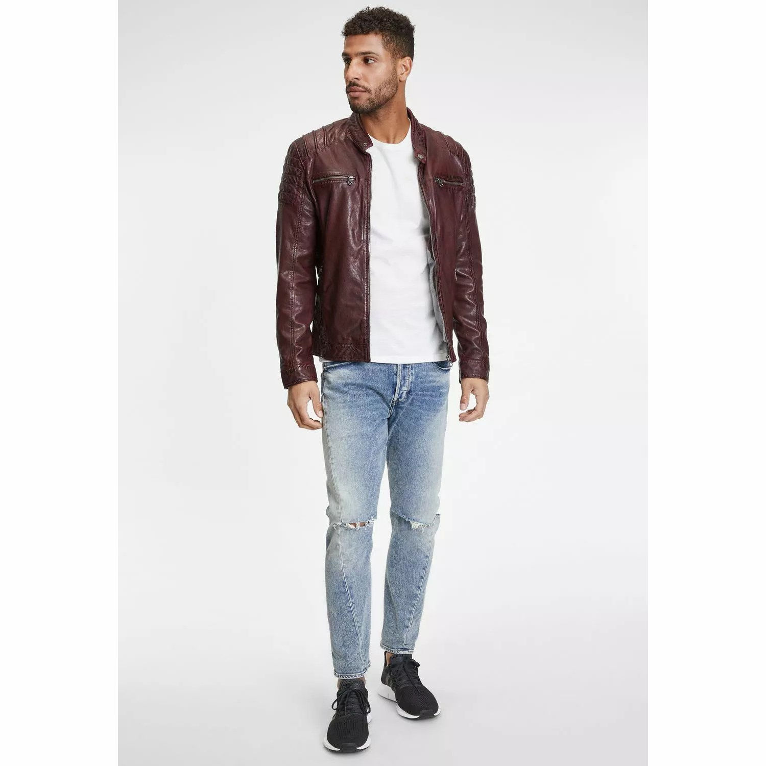 Geaca de Piele Barbati Gipsy Visinie GMBatar LVV – IMBRACAMINTE