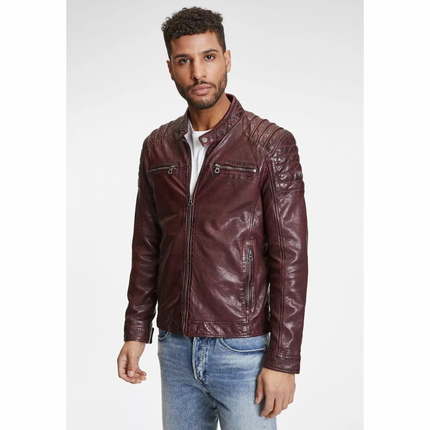 Geaca de Piele Barbati Gipsy Visinie GMBatar LVV – IMBRACAMINTE