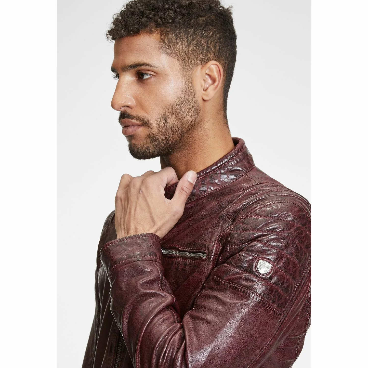 Geaca de Piele Barbati Gipsy Visinie GMBatar LVV – IMBRACAMINTE