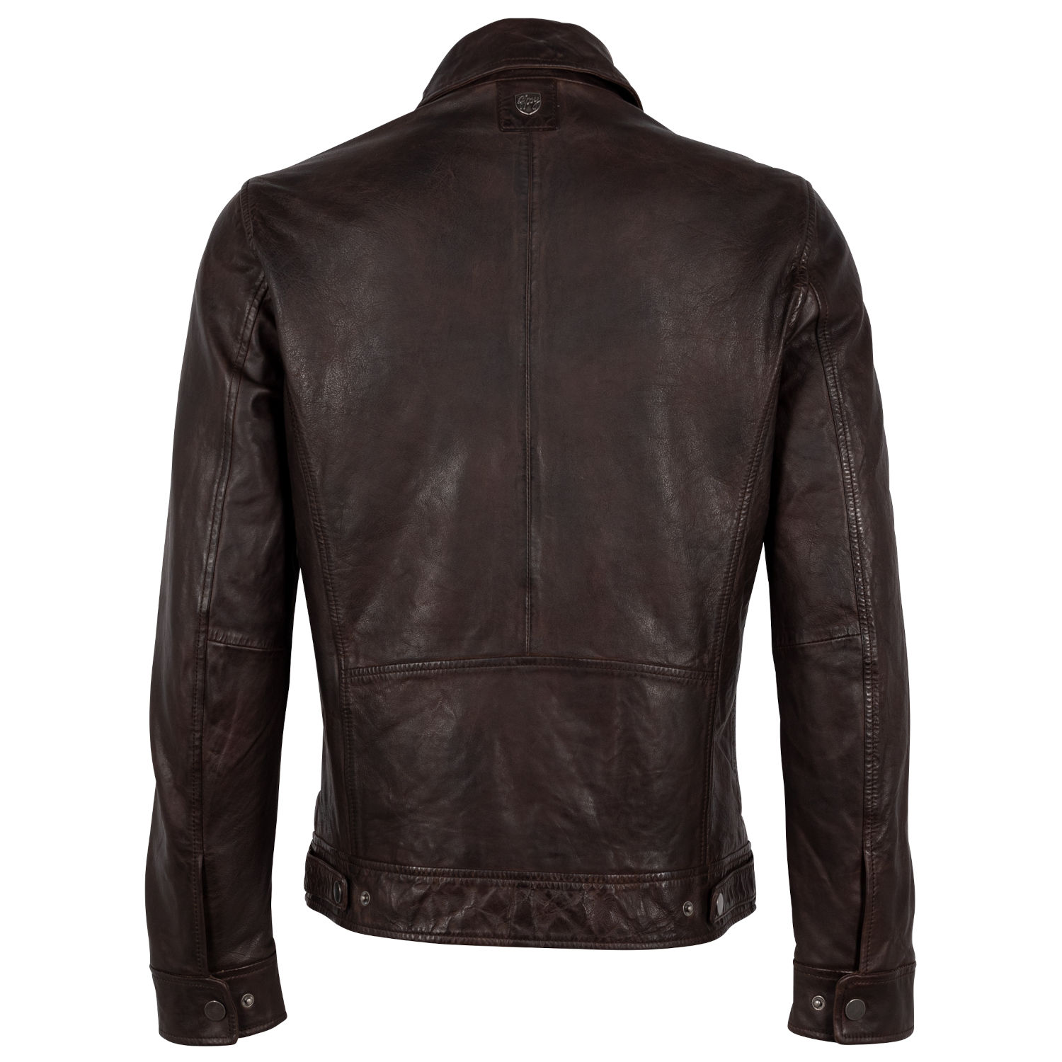 Geaca de Piele Barbati Gipsy Castanie GMBerink – IMBRACAMINTE