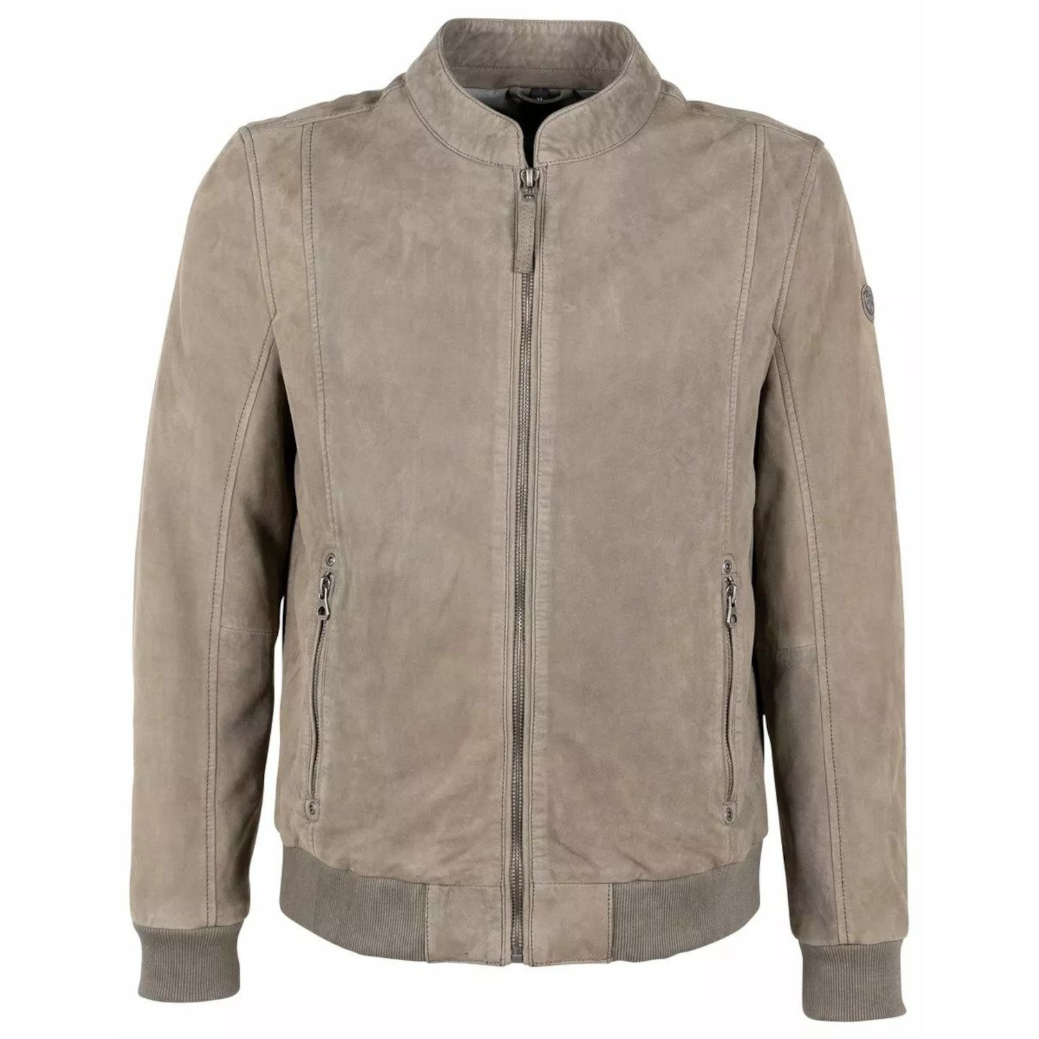 Geaca de Piele Barbati Gipsy Gri/Verde GMBerret – Black Friday