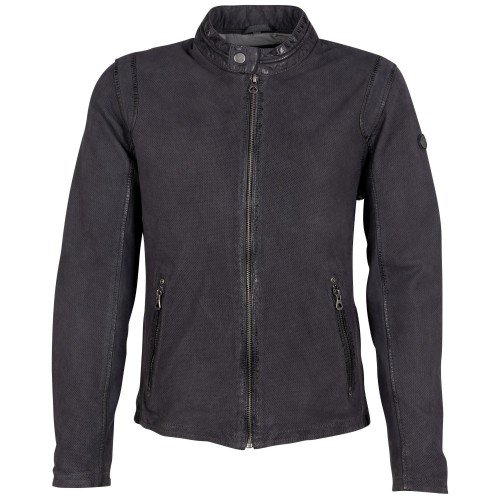 Geaca de Piele Barbati Gipsy Albastru Inchis GMBlake